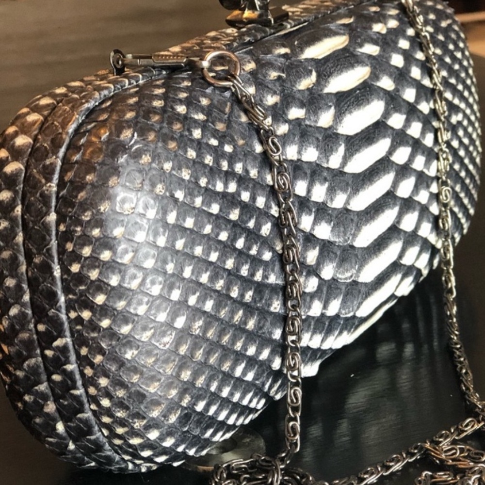 Genuine Python  Evening/Day Clutch/Bag - Picture 4 of 11